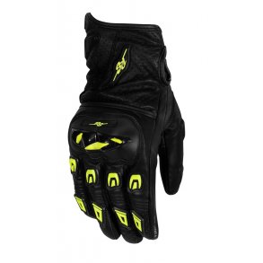 Rusty Stitches Gloves Quinn Black/Fluo Yellow