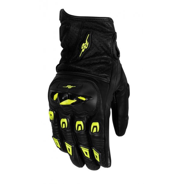 Rusty Stitches Gloves Quinn Black/Fluo Yellow
