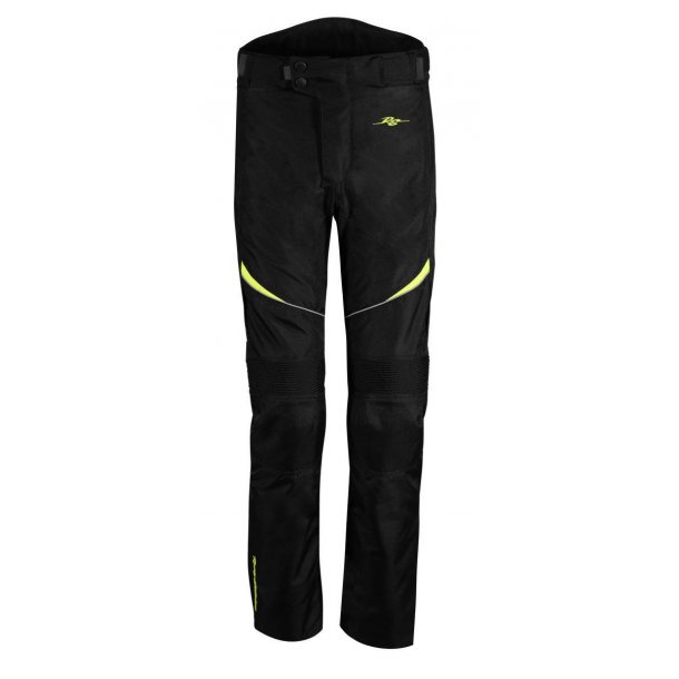 Rusty Stitches Pants Tommy Black-Yellow Fluo